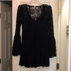 Free People black lace dress